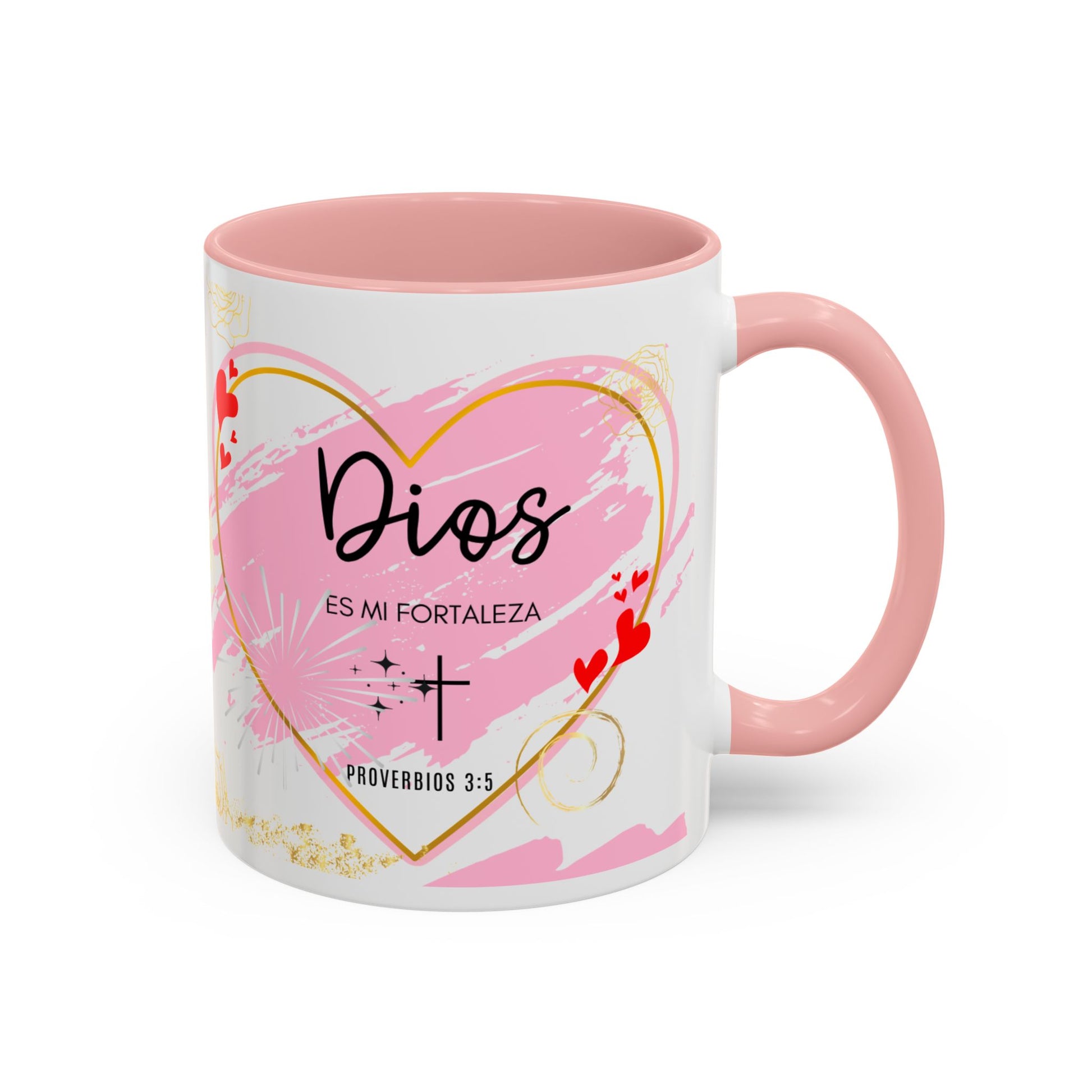 Taza rosa para mujer con diseño alegre – Ideal para café o té – Regalo original y útil, apta para microondas y lavavajillas