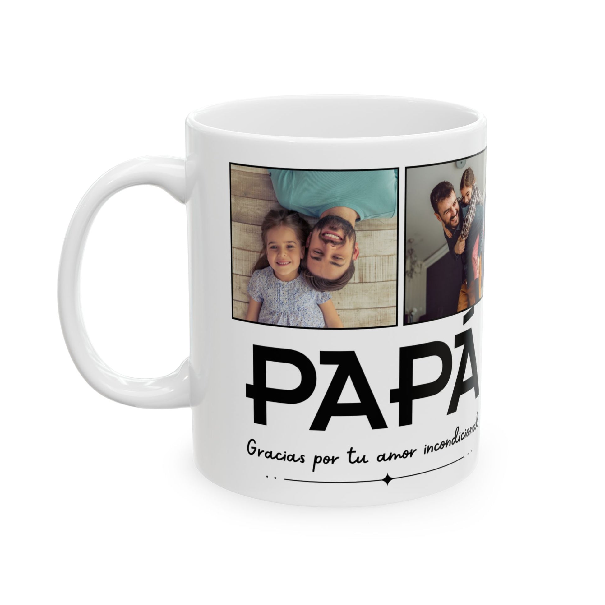 Taza Personalizada con Foto – Regalo Especial para Amantes del Café o Té – Mug Personalizado 11oz / 15oz – Custom Drinkware Gift