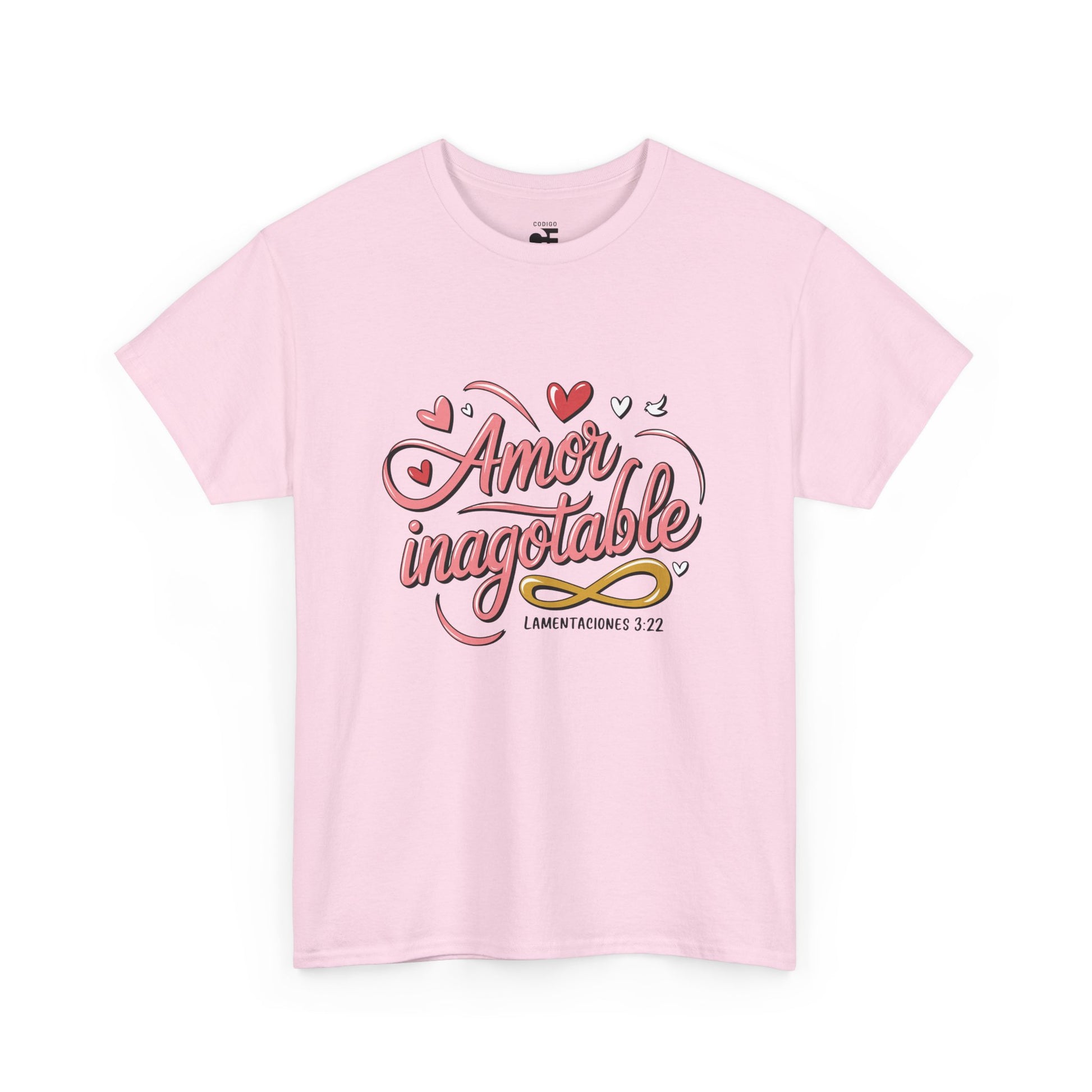 Camiseta cristiana rosada para mujer – Fe, amor propio y estilo con propósito | Oversize moderna