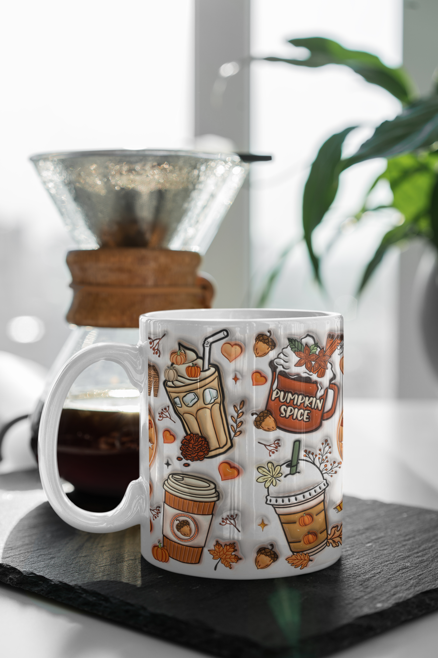 Cozy Fall Mug, Pumpkin Mugs, Taza para cafe 11 Onz, Taza de otoño