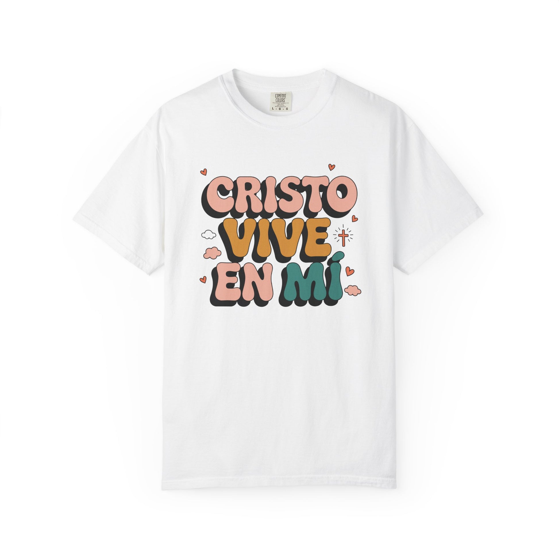 Tshirt con frases biblicas,  Tshirt manga corta con versiculo biblico, Tshirt para mujer cristiana blanco