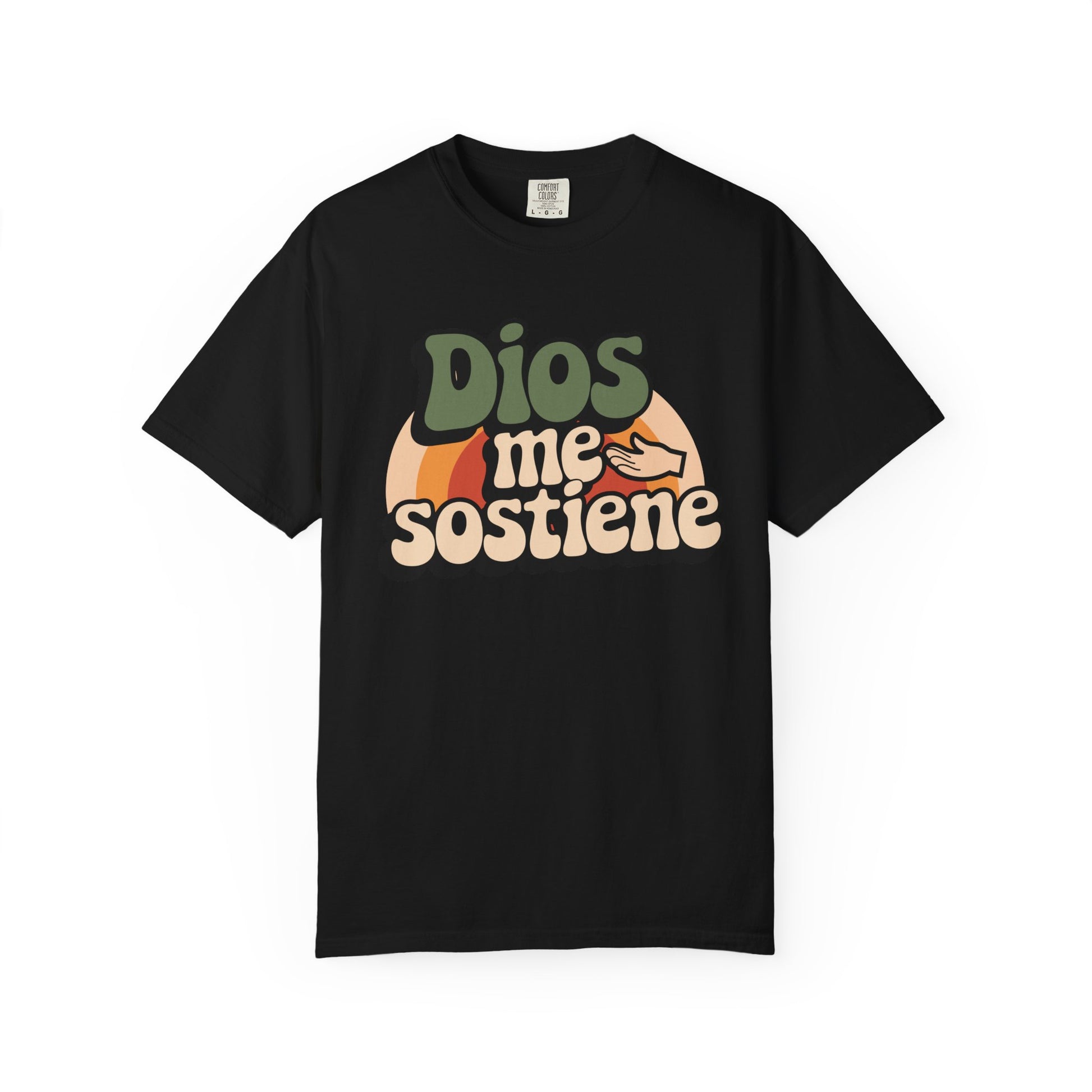 Tshirt Negro con Frase bíblica / Camiseta para hombres cristianos / Tshirt con versículo bíblico