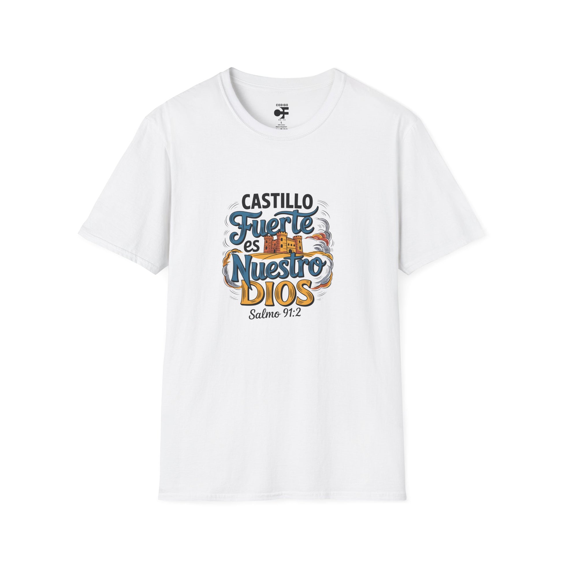 Camiseta blanca con versiculo biblico,  Tshirt con mensaje biblico para mujer