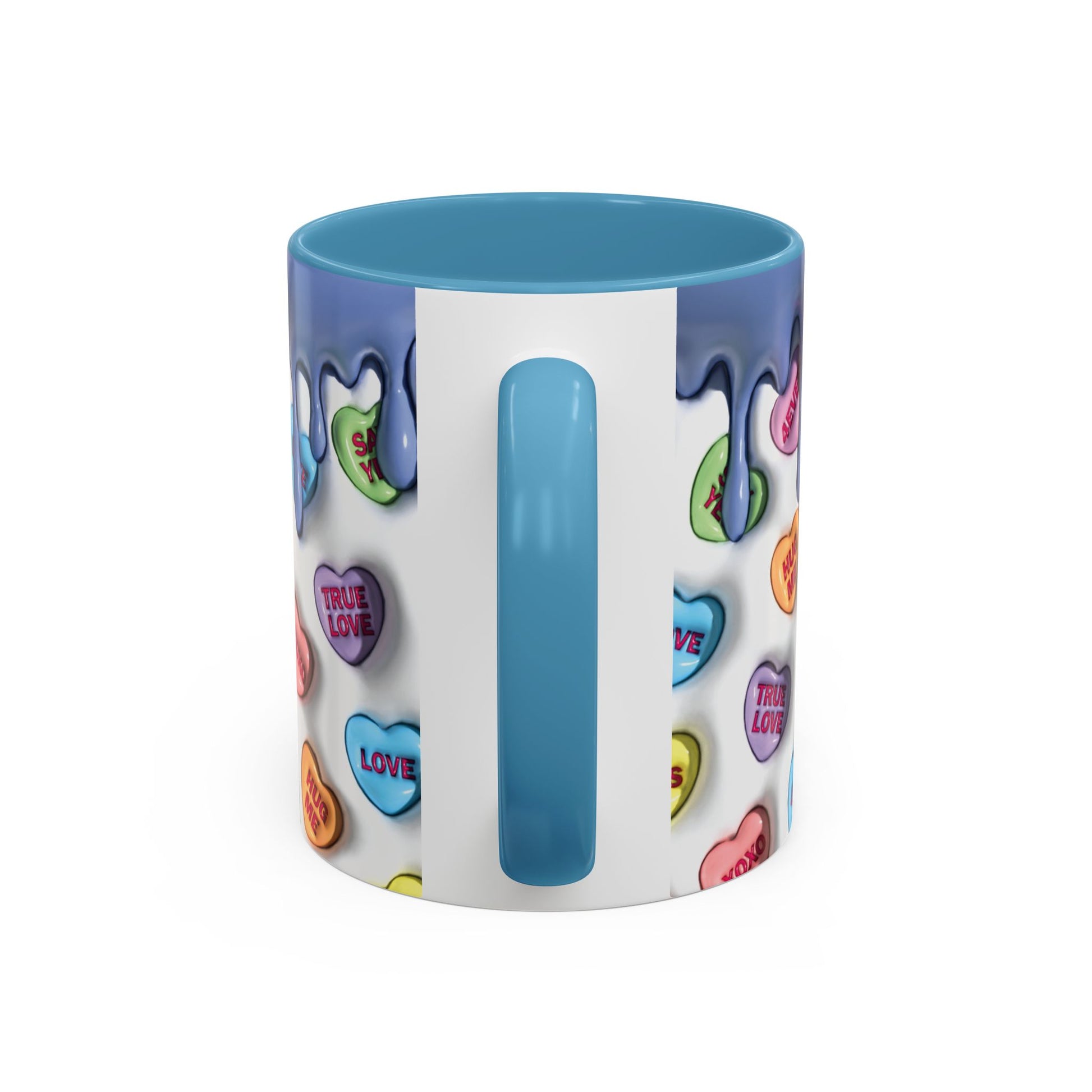 Taza de Cerámica Colorida con Corazones – Regalo Original para Amantes del Café o Té