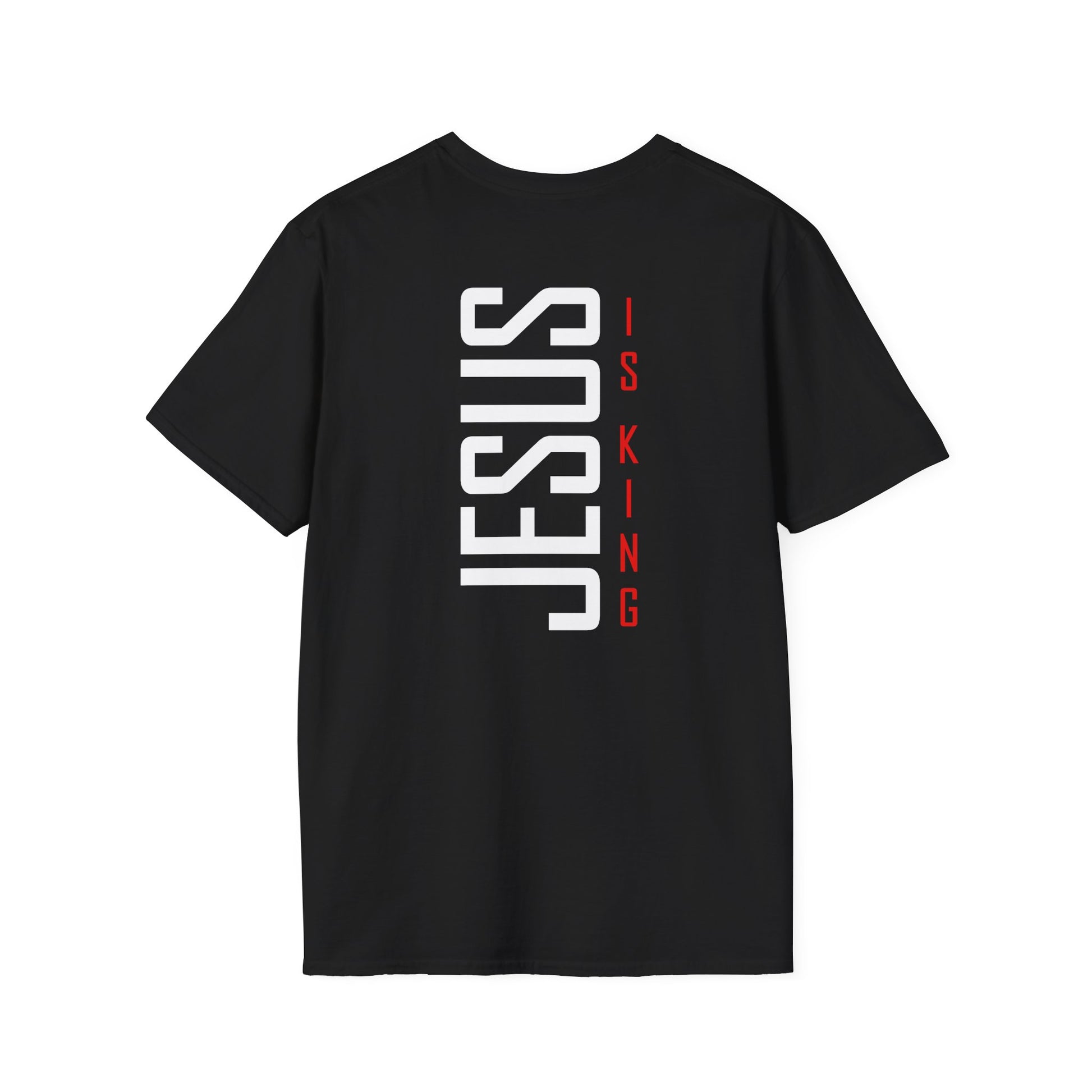 Unisex Jesus Is King T-Shirt, Softstyle Tee, Christian Gift, Casual Wear, Faith-Based Apparel, Everyday Comfort