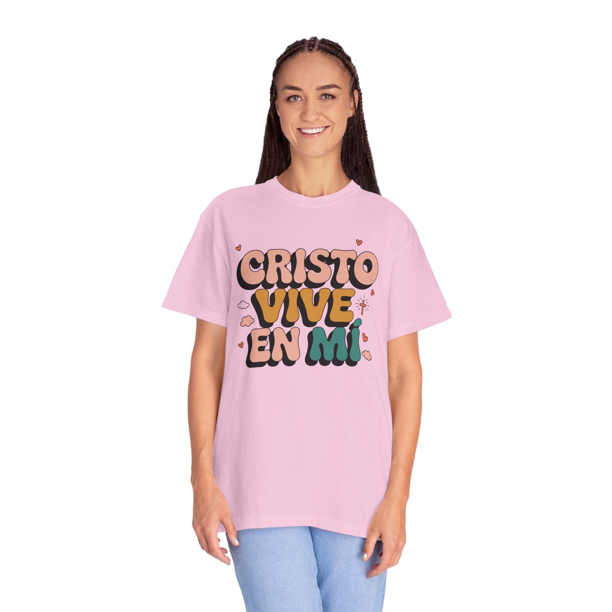 Tshirt con frases biblicas,  Tshirt manga corta con versiculo biblico, Tshirt para mujer cristiana blanco