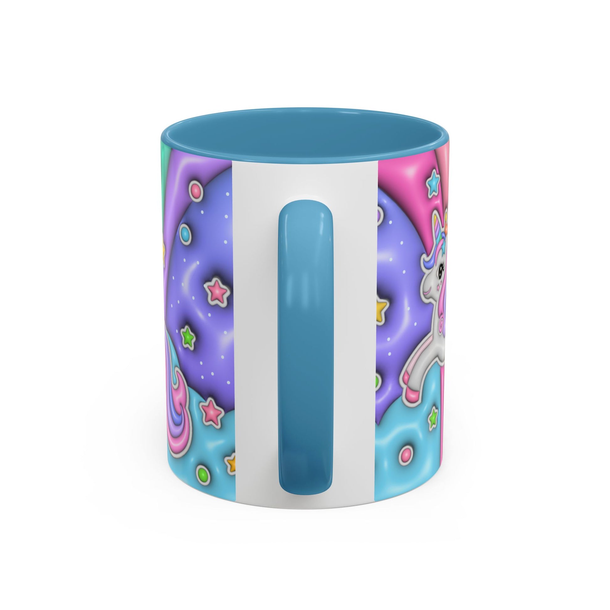Taza de Café Colorida con Diseño Divertido – Taza con diseño de uniornio - Taza de ceramia 11 Onz Ideal para alegrar tu rutina diaria