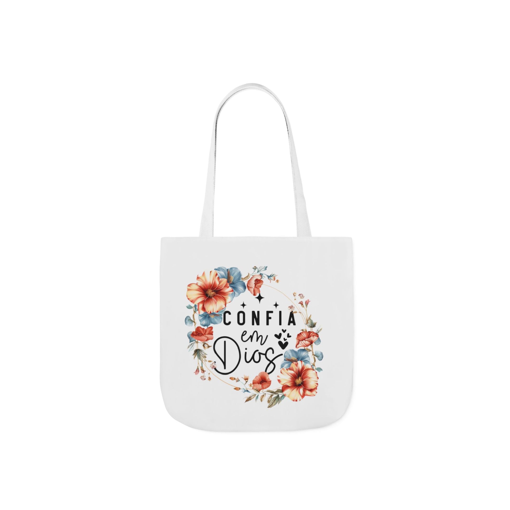 Bolso Tote Cristiano con Versículo Bíblico | Bolsa Reutilizable Floral para Mujer | Ideal para Iglesia, Compras o Regalos Inspiradores