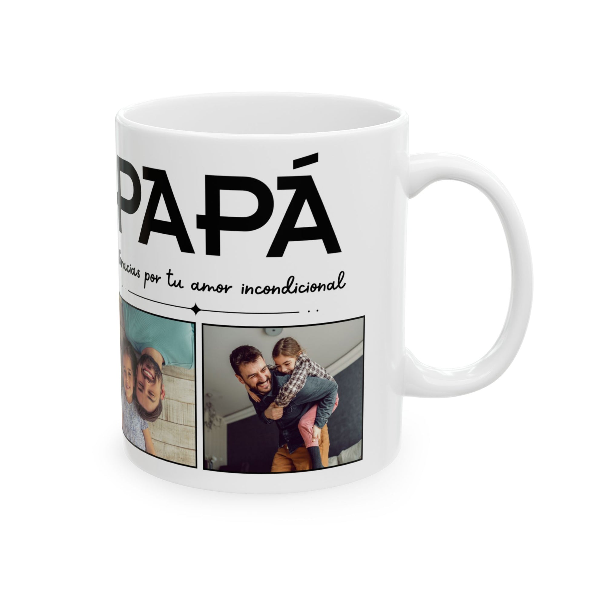 Taza Personalizada con Foto – Regalo Especial para Amantes del Café o Té – Mug Personalizado 11oz / 15oz – Custom Drinkware Gift