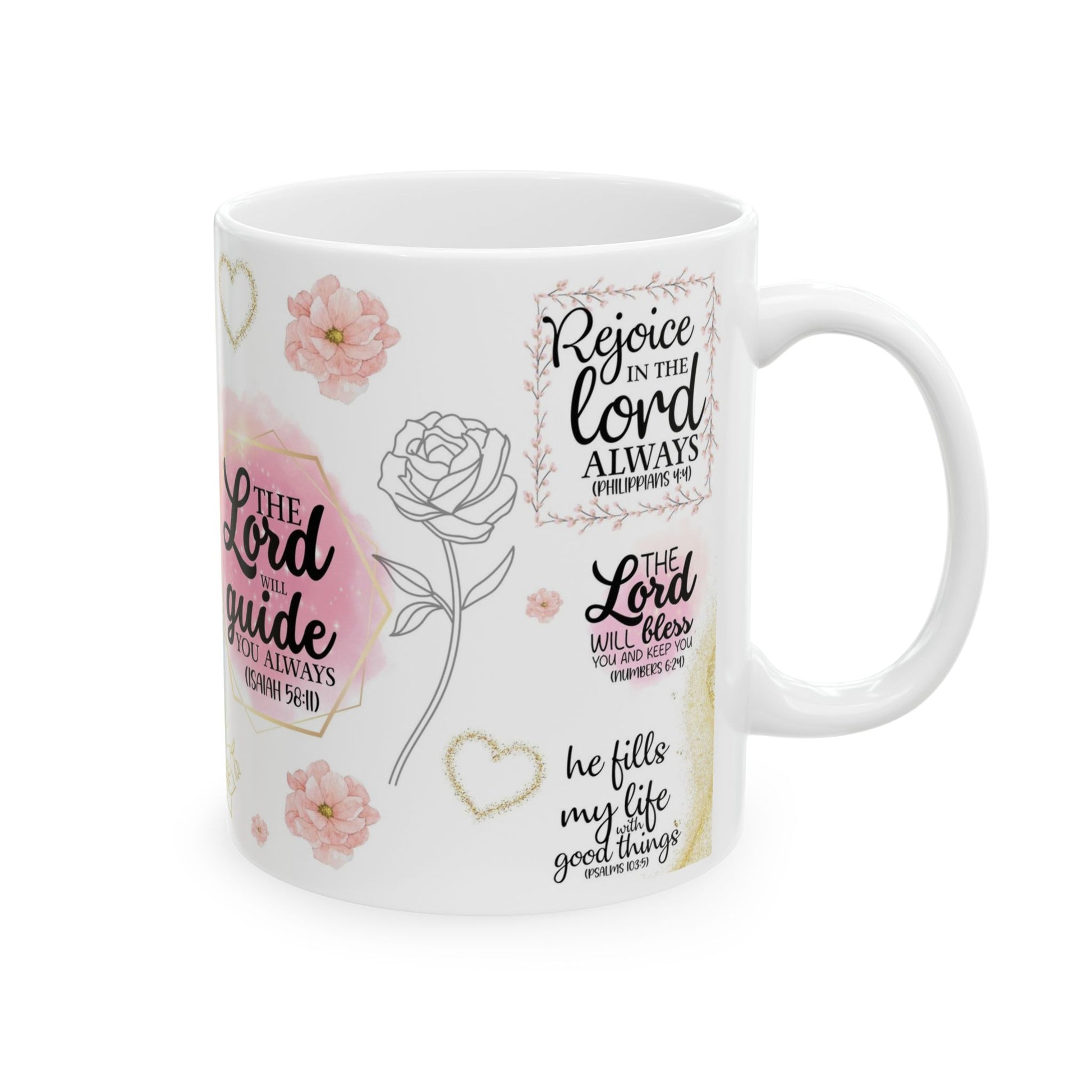 Mug Inspirador 11oz / 15oz – Custom Faith & Joy Mug