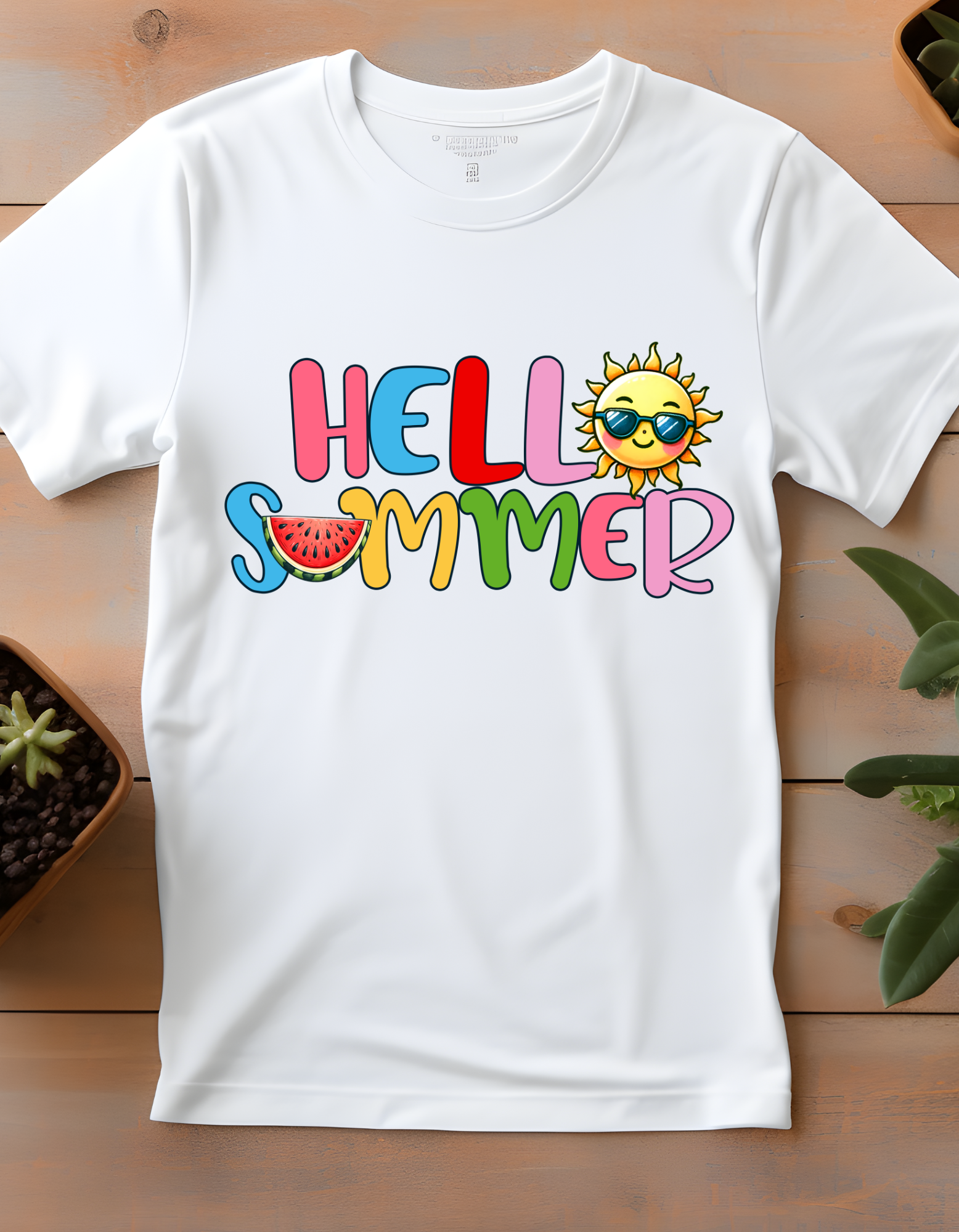 camiseta Hello Summer, camiseta de verano para mujer, ropa de playa, camiseta vacaciones, regalo para ella, camiseta de vacaciones familiares,