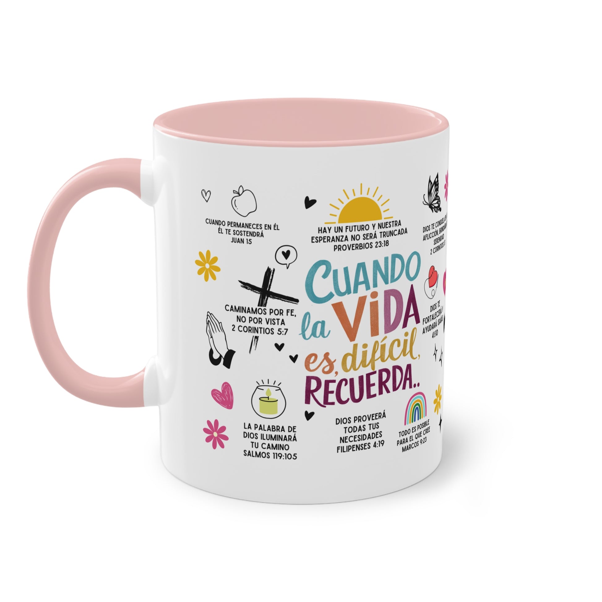 Inspirational Two-Tone Coffee Mug – Perfect Gift for Motivational Moments, Home Decor, Coffee Lovers, Self-Care, Quote Mug