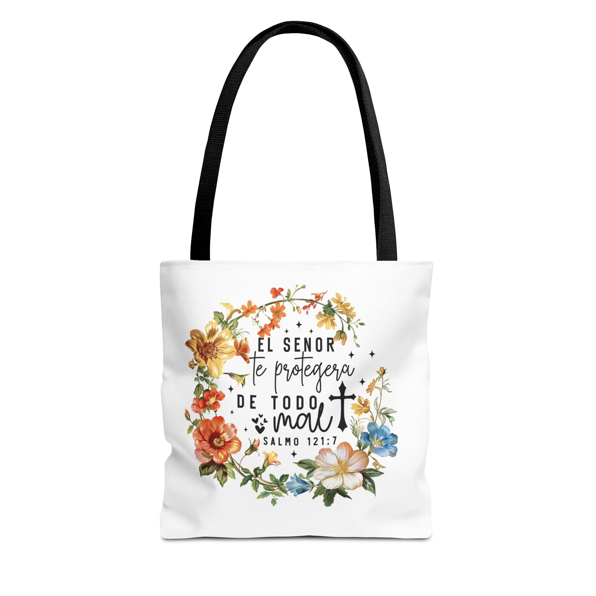 Tote Bag cristiano - Bolso de tela para mujer - Regalo para cristianas  - Bolso impermeable blanco