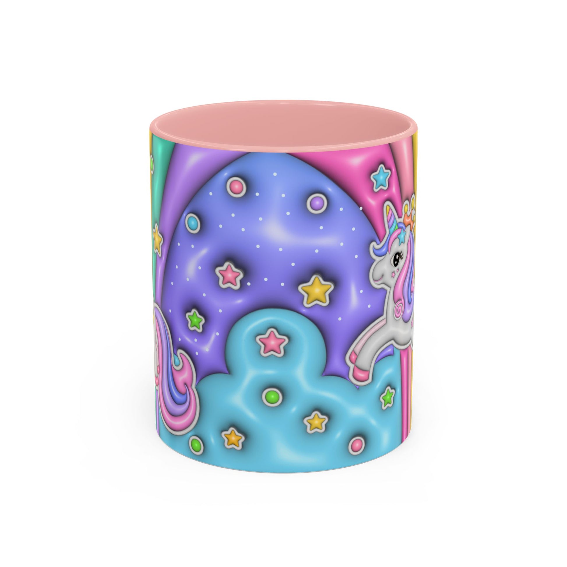 Taza de Café Colorida con Diseño Divertido – Taza con diseño de uniornio - Taza de ceramia 11 Onz Ideal para alegrar tu rutina diaria