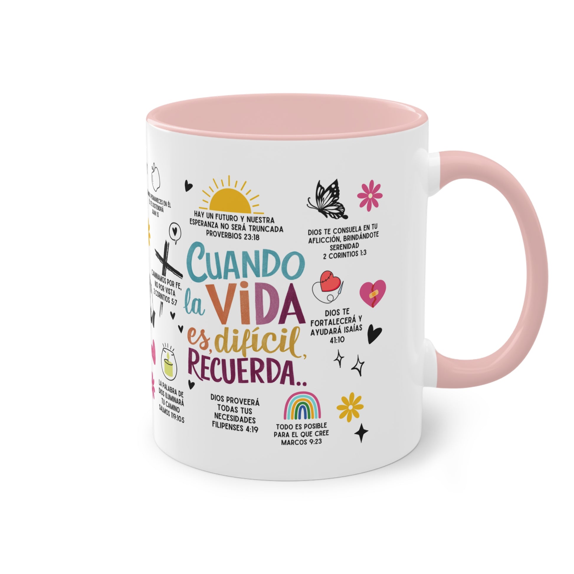 Inspirational Two-Tone Coffee Mug – Perfect Gift for Motivational Moments, Home Decor, Coffee Lovers, Self-Care, Quote Mug
