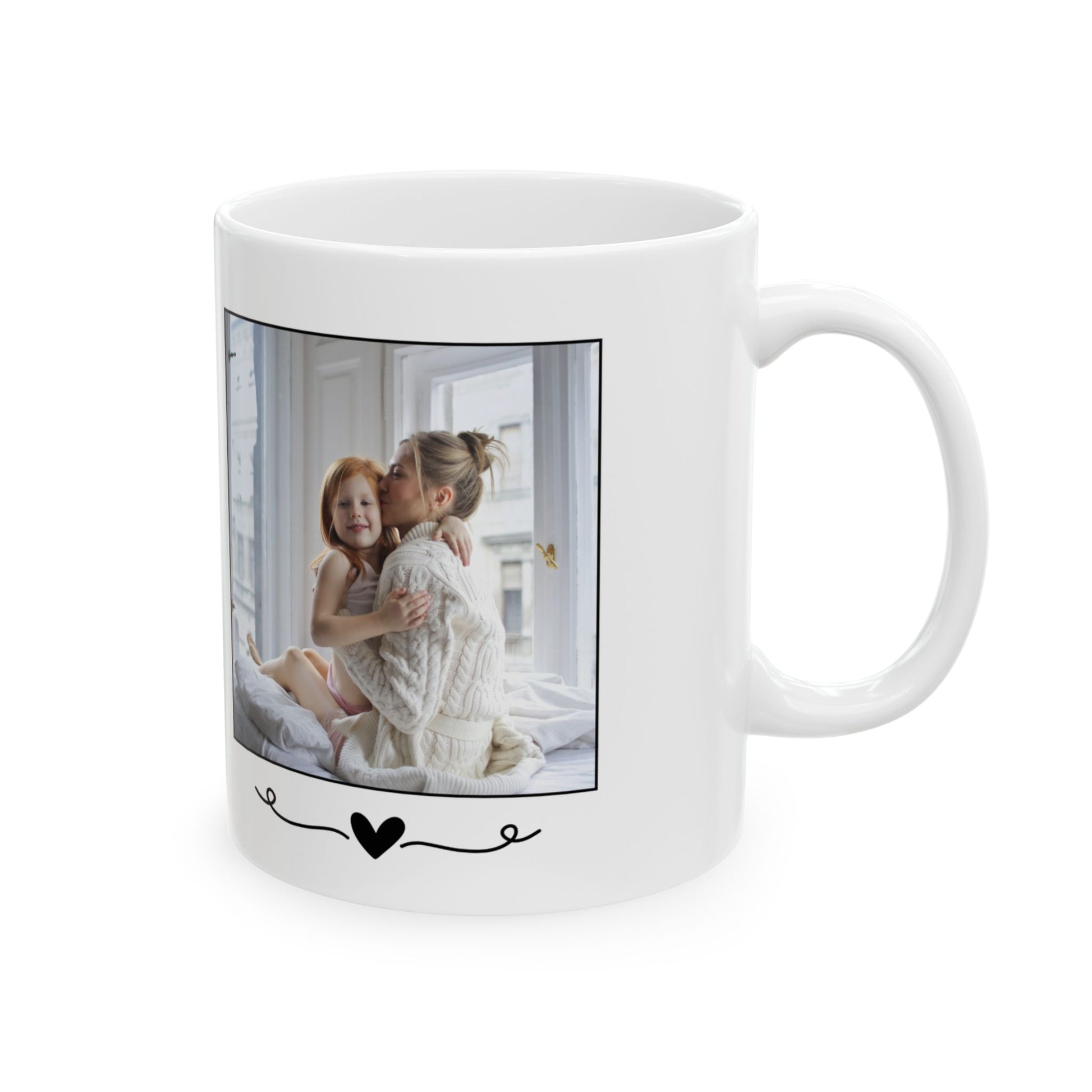Taza Personalizada con Foto – Regalo para Mamá, Amigos o Compañeros – Mug Personalizado 11oz / 15oz – Custom Photo Gift for Special Occasions