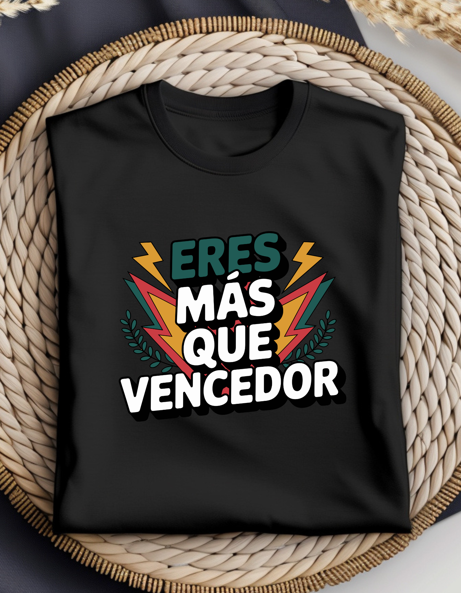 Camiseta pra hombre cristiano - Regalo para hombres cristianos - Camiseta de hombre color negra