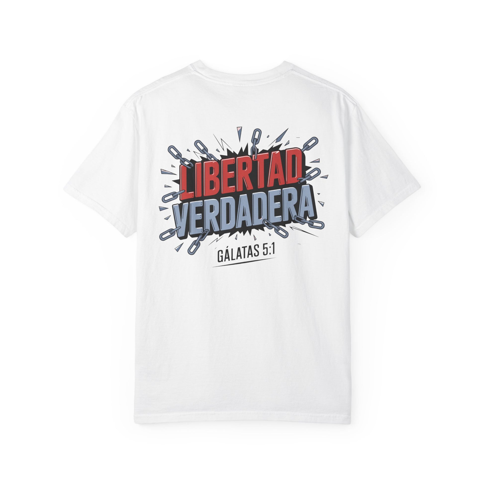 Camiseta cristiana unisex con mensaje “Verdadera libertad” – T-shirt de algodón cómodo y suave