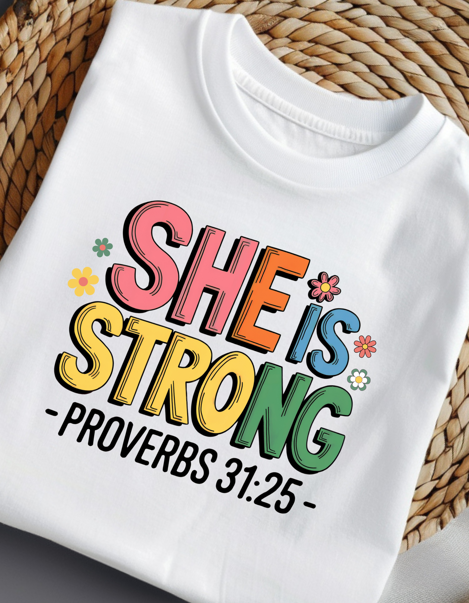 Bible Verse Christian T-Shirt | Código de Fe Inspirational Apparel | Premium Cotton Unisex Tee