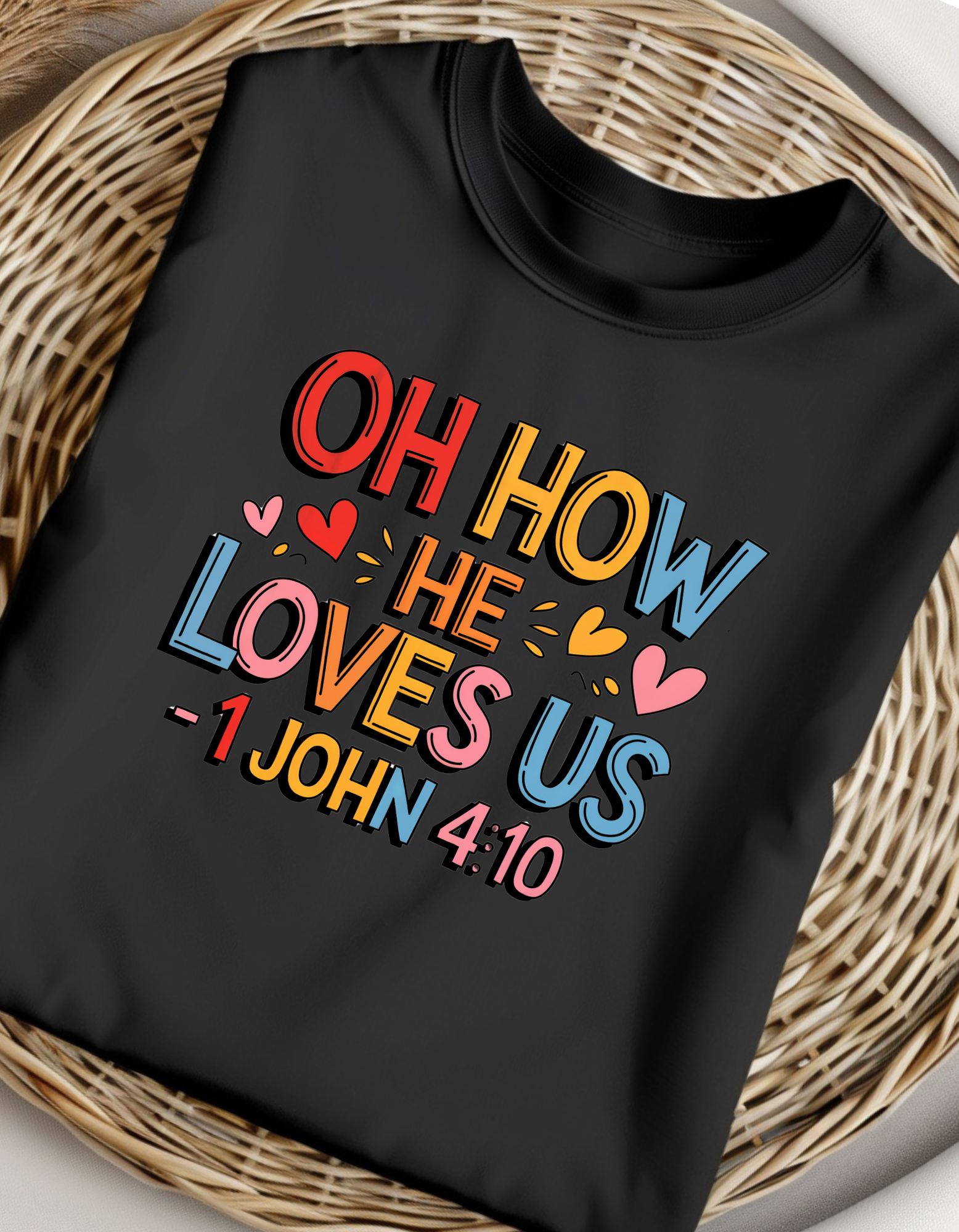 Christian Faith T-Shirt – Bible Verse Tee – Unisex Religious Gift – Cotton Jesus Shirt