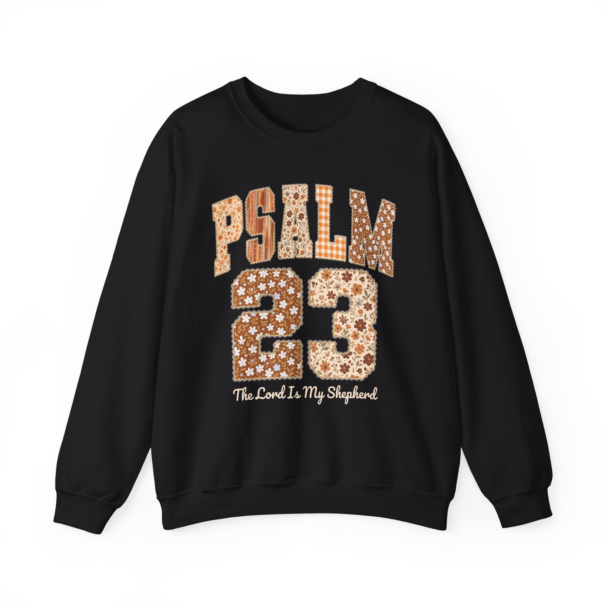 Sudadera de otoño – Salmo 23 sudadera - Regalo Perfecto para Creyentes, Crewneck Salmos, Moda Cristiana, Outfit Inspirador, Estilo Otoñal Cómodo